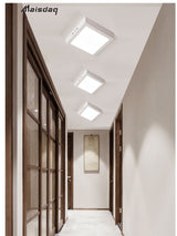 Round Square Led Panel Light Surface Mounted 6W 12W 18W 24W  Downlight Ceiling Down 175-265V Panel Aisle Lamp With LED Driver