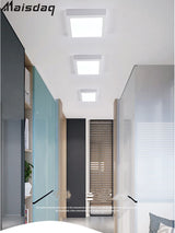 Round Square Led Panel Light Surface Mounted 6W 12W 18W 24W  Downlight Ceiling Down 175-265V Panel Aisle Lamp With LED Driver