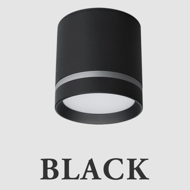 Led Downlight Surface Mounted 18W 12W AC220V Cold Warm Neutral Light SpotLamp Ceiling Fixtures For Living Room Kitchen Lighting