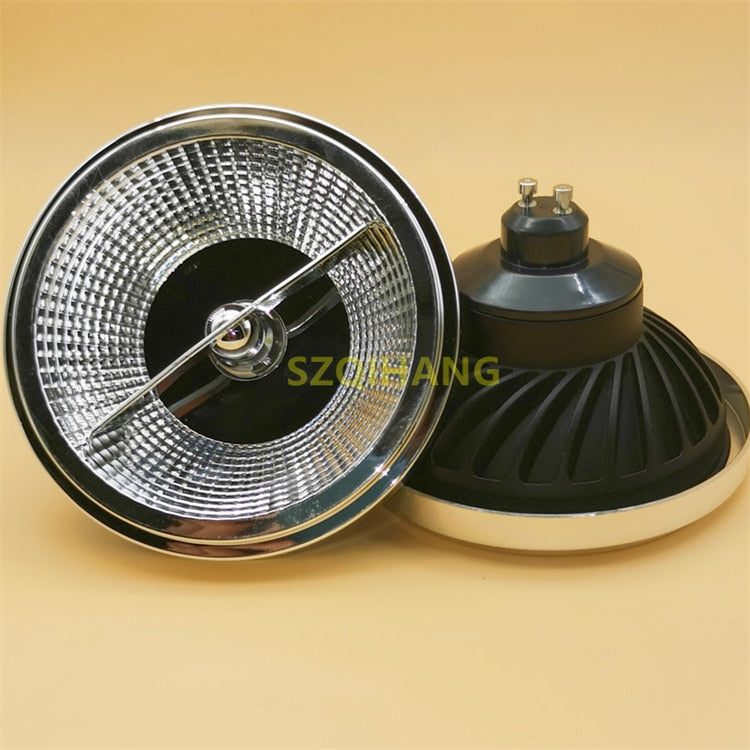 Hot Sale Dimmable AC85-265V 15W 20W G53 COB LED AR111 GU10 Downlight 20W Chip LED QR111 Light Aluminum Alloy Led Bulbs