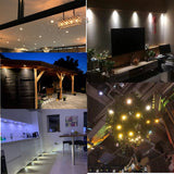 Small Recessed LED 1W 10pcs Downlight 12V Focus Spotlight Home Ceiling Stairs Walkways Cabinet Decor Mini Spot Bulb Light with Driver