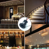Small Recessed LED 1W 10pcs Downlight 12V Focus Spotlight Home Ceiling Stairs Walkways Cabinet Decor Mini Spot Bulb Light with Driver