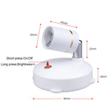 USB Recharged Led Downlight Remote Controller & Touch Sensor Dimmable Indoor Lamp Fixture (White) for Foyer,Bedroom