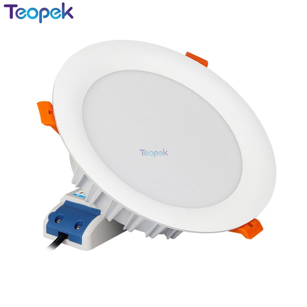 MiBoxer 18W RGB+CCT LED Downlight Dimmable Smart Indoor Living Room Light FUT065 AC110V 220V Phone Control &amp; 2.4G Remote Control