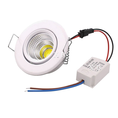 LED mini Downlight Under Cabinet Spot Light 3W for Ceiling Recessed Lamp AC85-265V Dimmable Down lights with driver