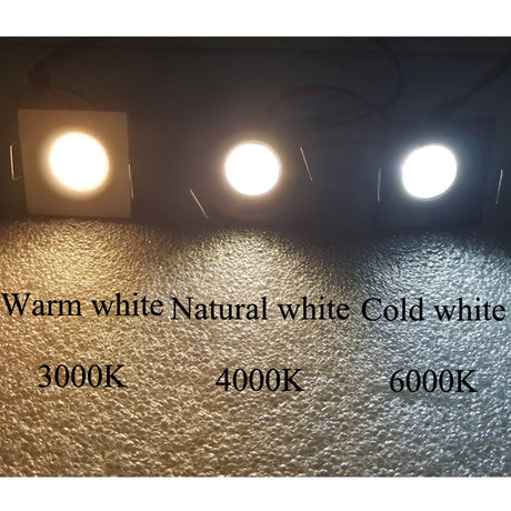 LED mini Downlight Under Cabinet Spot Light 3W for Ceiling Recessed Lamp AC85-265V Dimmable Down lights with driver