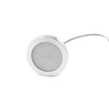 LEDIARY 3W 110V 220V Dimmable Downlight 6 Lamps Surface Mounted Remote Control Silver Round Spot Led Cabinet Display Lighting