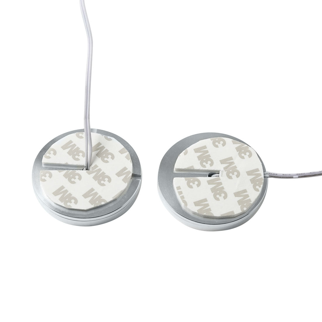 LEDIARY 3W 110V 220V Dimmable Downlight 6 Lamps Surface Mounted Remote Control Silver Round Spot Led Cabinet Display Lighting