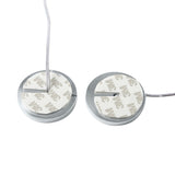 LEDIARY 3W 110V 220V Dimmable Downlight 6 Lamps Surface Mounted Remote Control Silver Round Spot Led Cabinet Display Lighting