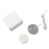 LEDIARY 3W 110V 220V Dimmable Downlight 6 Lamps Surface Mounted Remote Control Silver Round Spot Led Cabinet Display Lighting