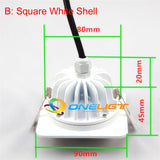 Waterproof IP68 LED Downlight AC110V 220V Dimmable 15W LED Recessed Ceiling Lamp for Bathroom Living Room Anti-fog lamp