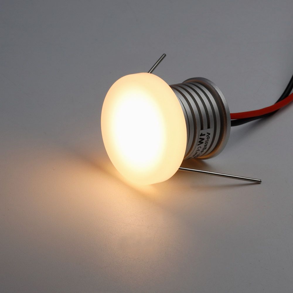 LED Dimmable Spot Light 12V 1W Recessed Downlight IP65 Ceiling Spotlight Anti-glare Lighting for kitchen Bedroom Bathroom Canopy
