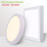 LA MIU 9W/15W/25W/30W Square/Round Led Panel Light Surface Mounted leds Downlight ceiling down  AC/DC 12V/24V Lamp