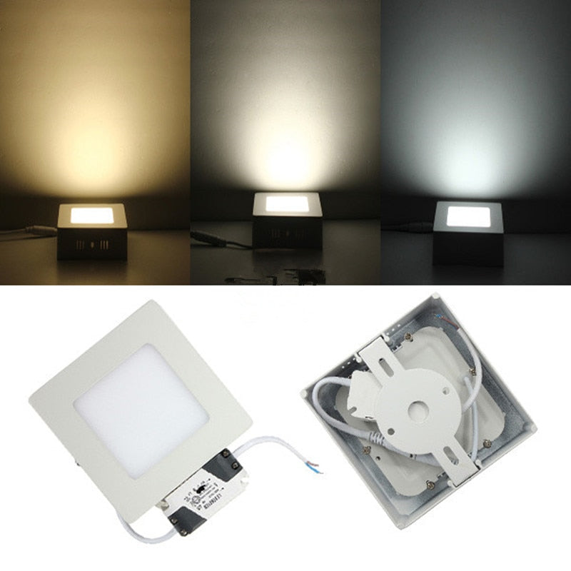 LA MIU 9W/15W/25W/30W Square/Round Led Panel Light Surface Mounted leds Downlight ceiling down  AC/DC 12V/24V Lamp