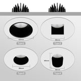 Recessed Downlight Aluminum Anti-glare Led Ceiling Lamp Square/Round 4 style Lighting For Hotel Living Room Stores Foyer 7W 10W