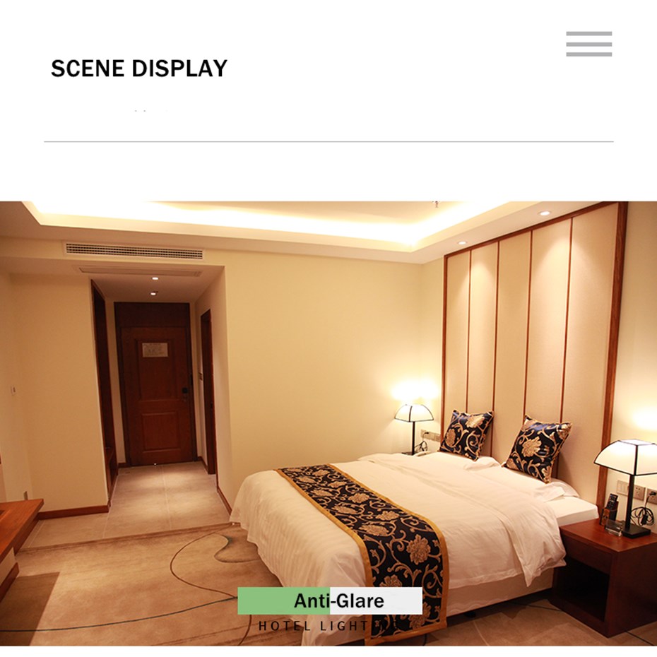 Recessed Downlight Aluminum Anti-glare Led Ceiling Lamp Square/Round 4 style Lighting For Hotel Living Room Stores Foyer 7W 10W