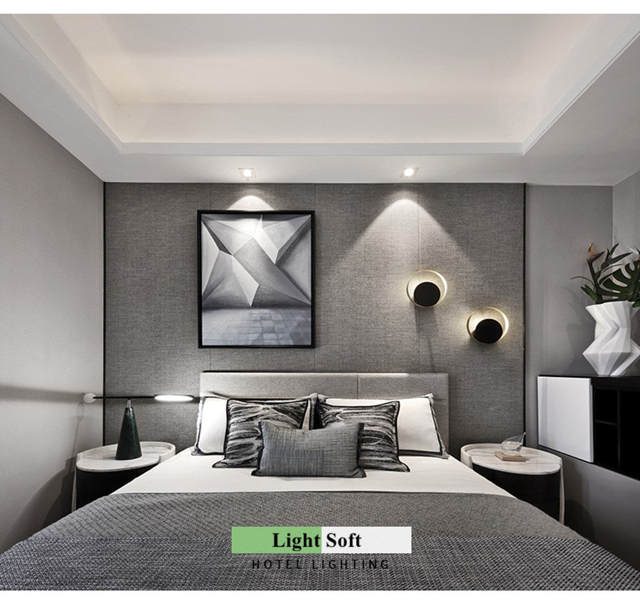 Recessed Downlight Aluminum Anti-glare Led Ceiling Lamp Square/Round 4 style Lighting For Hotel Living Room Stores Foyer 7W 10W