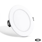 RGB+W LED Downlight Remote Control Recessed Round Ceiling Lamp 5W 10W Panel Light Ultra-thin Down Light Indoor Lighting 4 Mode