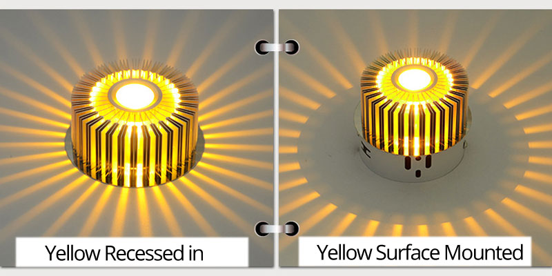 Modern LED Ceiling Light 3W LED Spot RGB Downlight Wall Sconce Art Gallery Decoration Front Balcony Lamp Porch Light Corridors