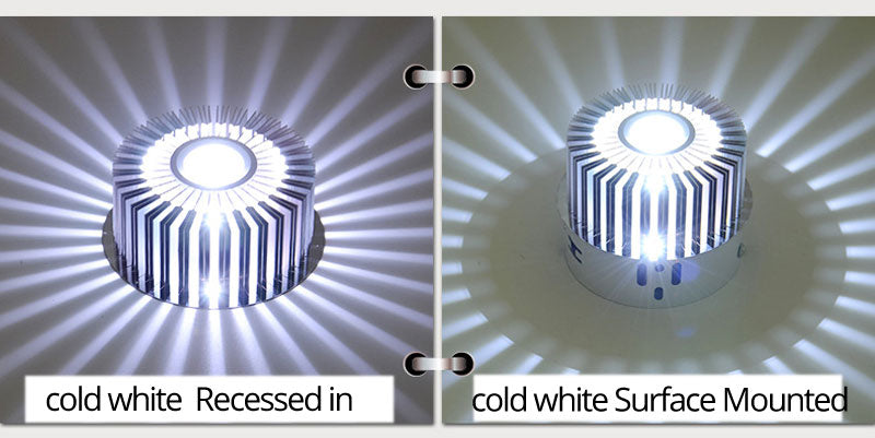 Modern LED Ceiling Light 3W LED Spot RGB Downlight Wall Sconce Art Gallery Decoration Front Balcony Lamp Porch Light Corridors