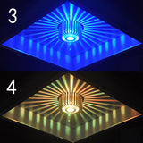 Modern LED Ceiling Light 3W LED Spot RGB Downlight Wall Sconce Art Gallery Decoration Front Balcony Lamp Porch Light Corridors