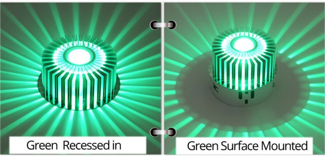 Modern LED Ceiling Light 3W LED Spot RGB Downlight Wall Sconce Art Gallery Decoration Front Balcony Lamp Porch Light Corridors