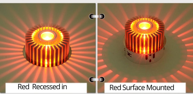 Modern LED Ceiling Light 3W LED Spot RGB Downlight Wall Sconce Art Gallery Decoration Front Balcony Lamp Porch Light Corridors