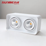 Adjustable Surface Mounted Square Downlight Daring Lamp Nordic Spot Light Ceiling Lamp Corridor Aisle Porch