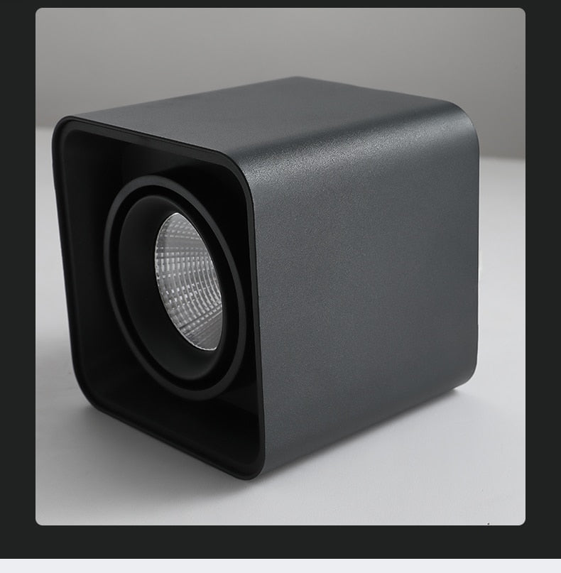 Adjustable Surface Mounted Square Downlight Daring Lamp Nordic Spot Light Ceiling Lamp Corridor Aisle Porch