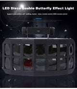 LED 2X15W RGBW 4IN1 DOUBLE LAYER DOWNLIGHT PROJECTION BUTTERFLY EFFECT LIGHT FOR KTV DJ DISCO PARTY LIGHTS