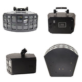 LED 2X15W RGBW 4IN1 DOUBLE LAYER DOWNLIGHT PROJECTION BUTTERFLY EFFECT LIGHT FOR KTV DJ DISCO PARTY LIGHTS