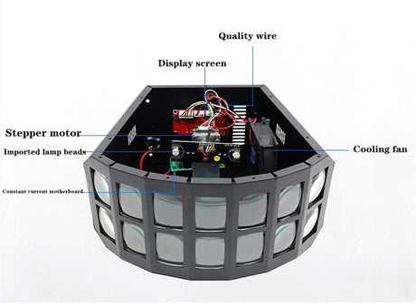 LED 2X15W RGBW 4IN1 DOUBLE LAYER DOWNLIGHT PROJECTION BUTTERFLY EFFECT LIGHT FOR KTV DJ DISCO PARTY LIGHTS