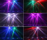 LED 2X15W RGBW 4IN1 DOUBLE LAYER DOWNLIGHT PROJECTION BUTTERFLY EFFECT LIGHT FOR KTV DJ DISCO PARTY LIGHTS