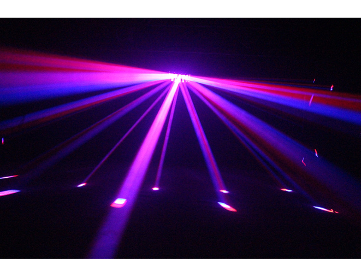 LED 2X15W RGBW 4IN1 DOUBLE LAYER DOWNLIGHT PROJECTION BUTTERFLY EFFECT LIGHT FOR KTV DJ DISCO PARTY LIGHTS