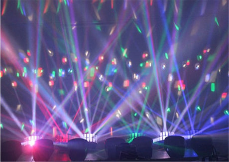 LED 2X15W RGBW 4IN1 DOUBLE LAYER DOWNLIGHT PROJECTION BUTTERFLY EFFECT LIGHT FOR KTV DJ DISCO PARTY LIGHTS