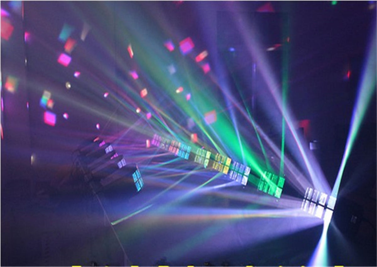 LED 2X15W RGBW 4IN1 DOUBLE LAYER DOWNLIGHT PROJECTION BUTTERFLY EFFECT LIGHT FOR KTV DJ DISCO PARTY LIGHTS