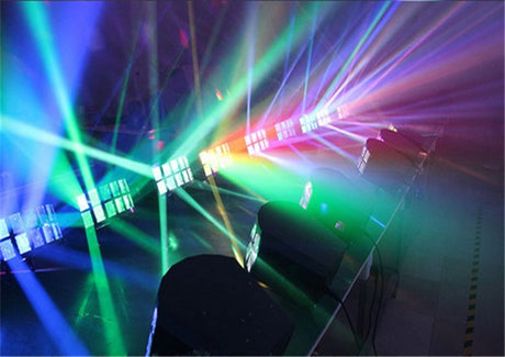 LED 2X15W RGBW 4IN1 DOUBLE LAYER DOWNLIGHT PROJECTION BUTTERFLY EFFECT LIGHT FOR KTV DJ DISCO PARTY LIGHTS