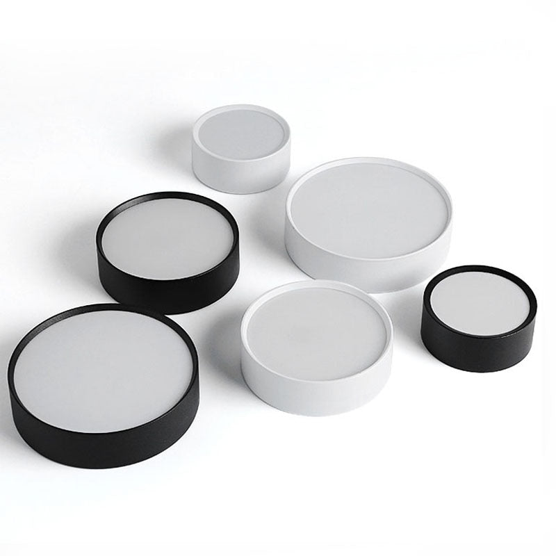 Ultra-thin Surface Mounted Led Downlights Spot Light Lamp 85-265v 7W 10W 15W Downlight Ceiling Spot Led Lighting Fixture for Home