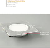 LED Ceiling Lamp 10PCS/Lot satin silver Cold/Warm White Epistar Recessed Cabinet light Downlight AC 230V 110V For Home Lighting