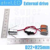 etrnLED Interior Led Spotlights Mini 12V 24V Recessed Ceiling Spot Lamp Hidden Stair Showcase Display Light with Connector 1W