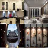 etrnLED Interior Led Spotlights Mini 12V 24V Recessed Ceiling Spot Lamp Hidden Stair Showcase Display Light with Connector 1W