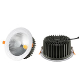 High Brightness LED Downlight Recessed Round Aluminum LED Ceiling Lamp 7W 10W 20W 30W 50W Warm Cold White AC220-240V Spotlights