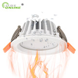 LED 10pcs/pack Outdoor Downlight led Spot IP65 Fire Rated Lamp 5W 7W 9W Die- Cast Design for sauna steam bath kitchen bathroom eaves