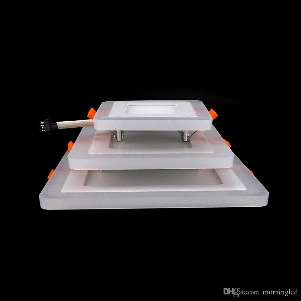 LED Downlight Round/Square 6W 9W 16W 24W 3 Model Downlight Recessed Ceiling Panel Light AC85-265V+Driver