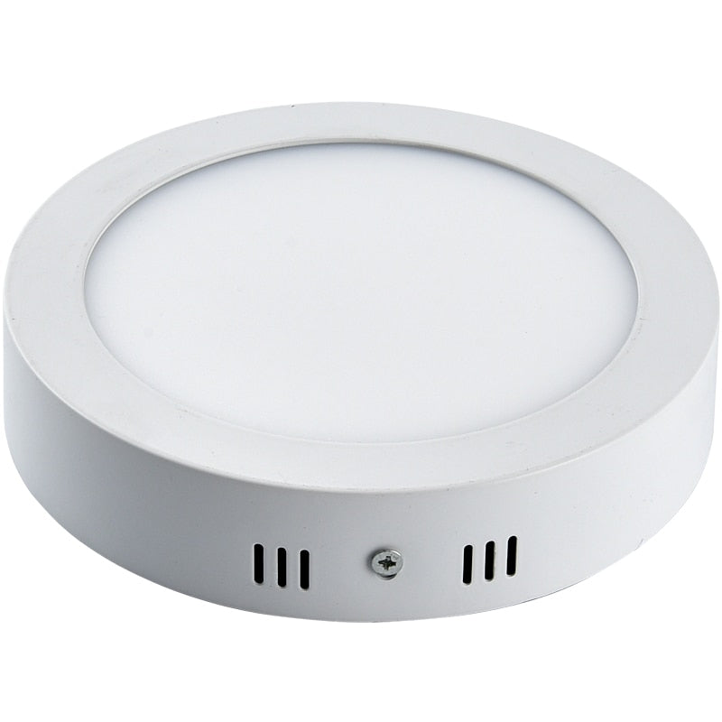 LED 12V 24V Surface Mounted Panel Light 6w 12w 18w 24w Round Square Indoor Ceiling Downlight White