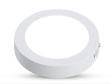 LED 12V 24V Surface Mounted Panel Light 6w 12w 18w 24w Round Square Indoor Ceiling Downlight White