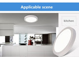 LED 12V 24V Surface Mounted Panel Light 6w 12w 18w 24w Round Square Indoor Ceiling Downlight White