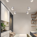 Dimmable COB LED Downlights Surface Mounted LED Ceiling Lamps 7W/10W/15W/18W Foldable And 360° Rotatable Background Spot lights