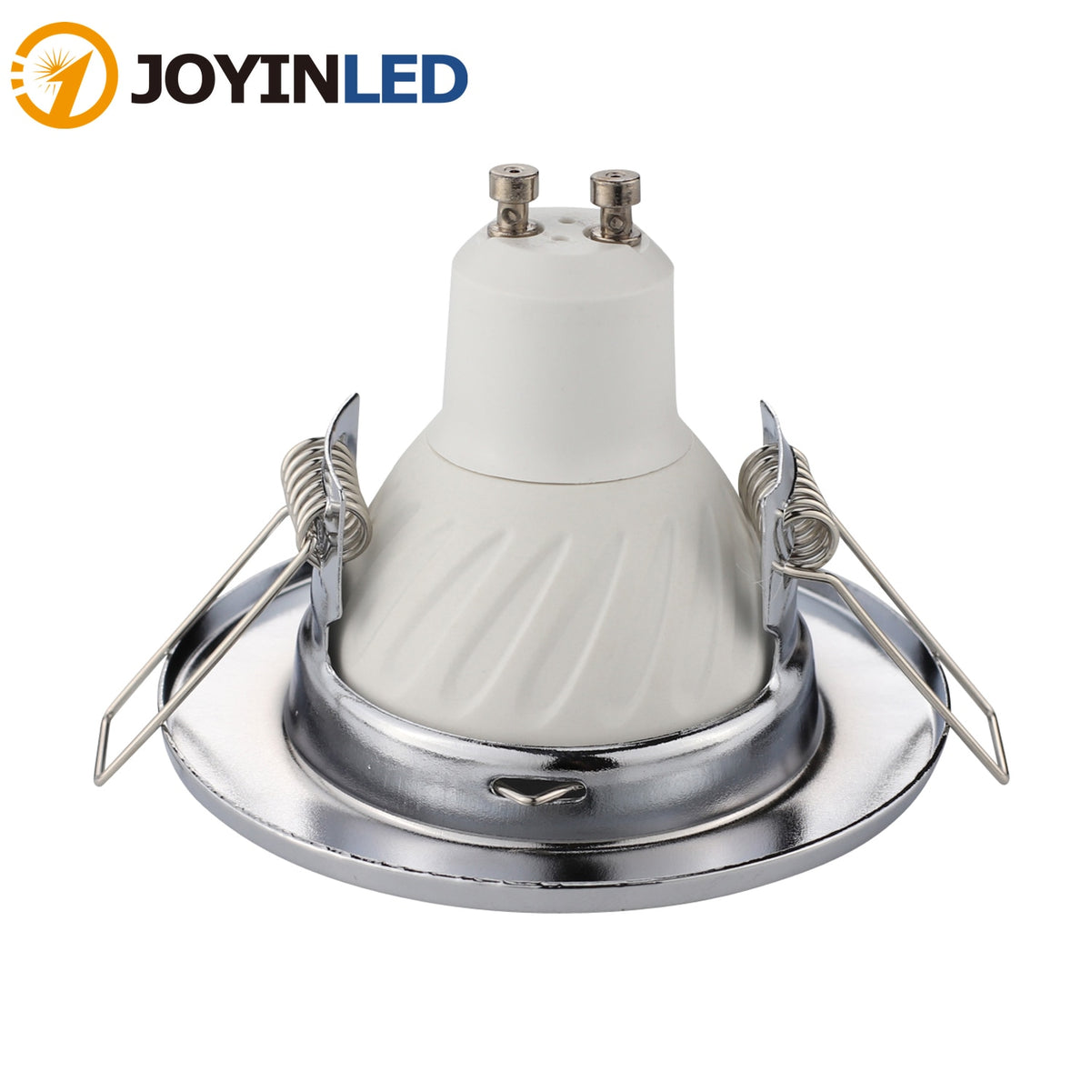 Round Metal Recessed LED Ceiling Light Frames MR16 GU10 10pcs Bulb Fixtures Downlight Holder GU10 Spot Light Fitting For Housing