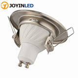 Round Metal Recessed LED Ceiling Light Frames MR16 GU10 10pcs Bulb Fixtures Downlight Holder GU10 Spot Light Fitting For Housing